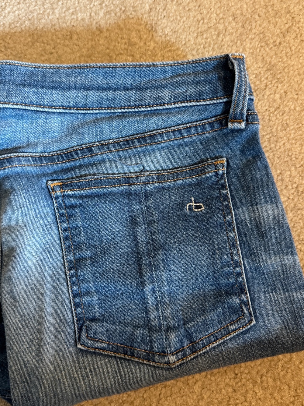 Rag & Bone Crop Zip Jeans